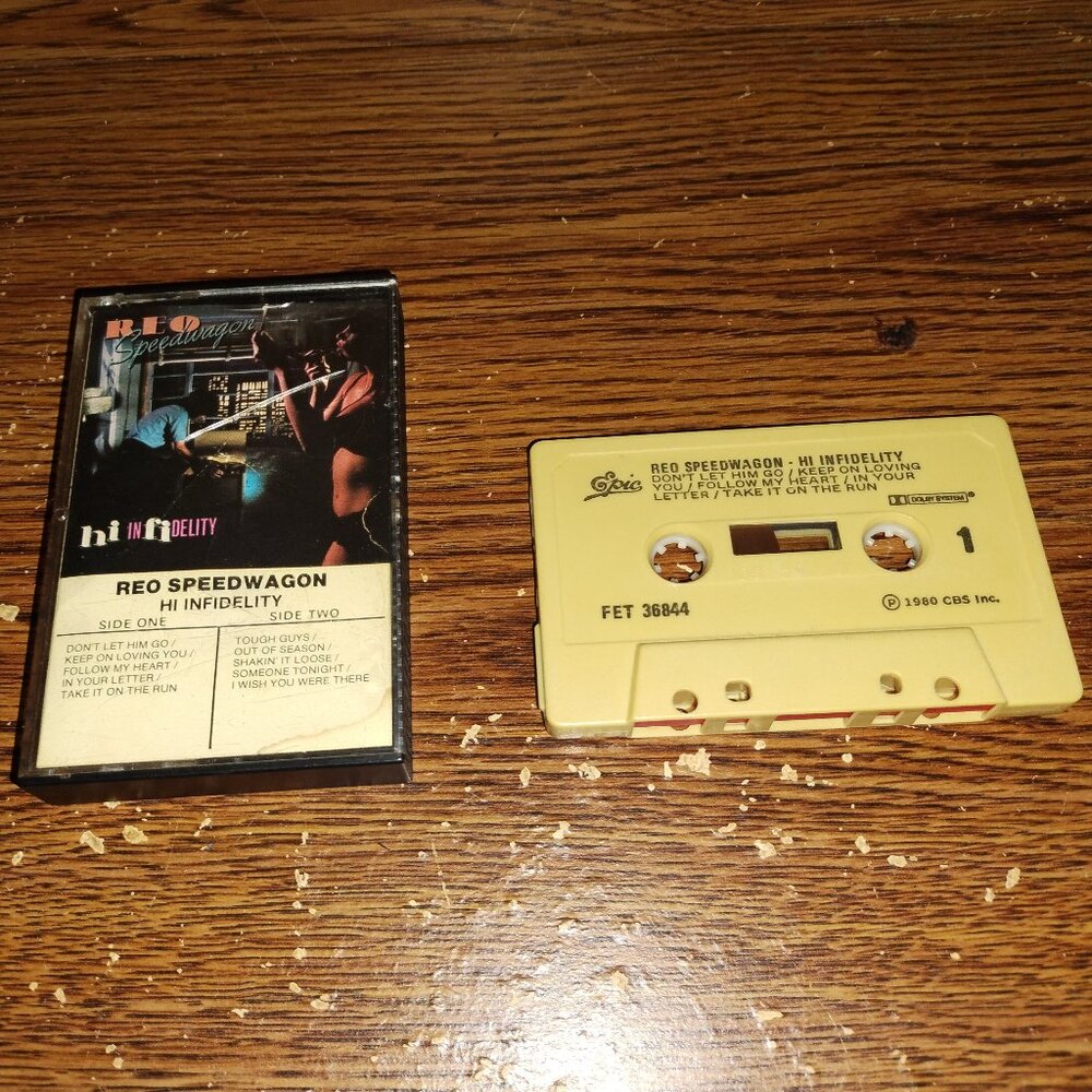 REO Speedwagon - Hi Infidelity on cassette (CBS Records, Canada, 1980)